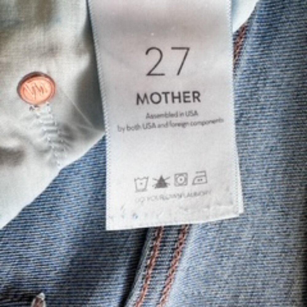 Mother 'The Tomcat Roller Fray' Wide-Leg Jean in Groovy Kind of Love | size 27 - Picture 8 of 11